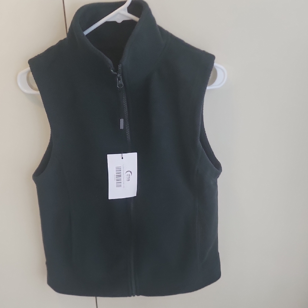 Hunter Green Elowen Fleece Vest